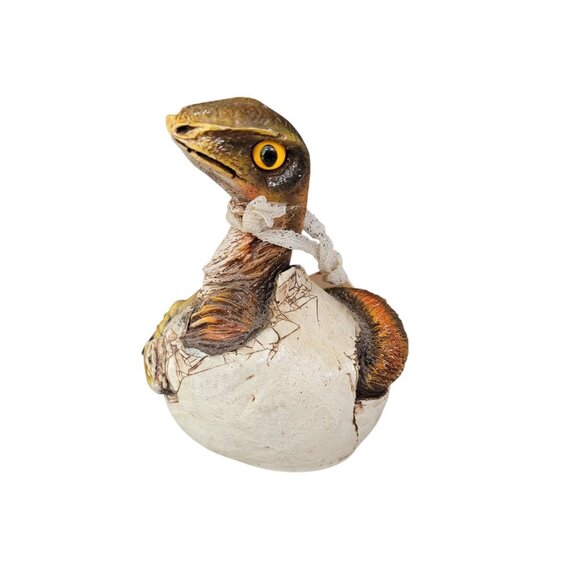 Vintage Hatchlings Dinosaur Hand Crafted Shade Tree Creations 1989 5" - Picture 2 of 11